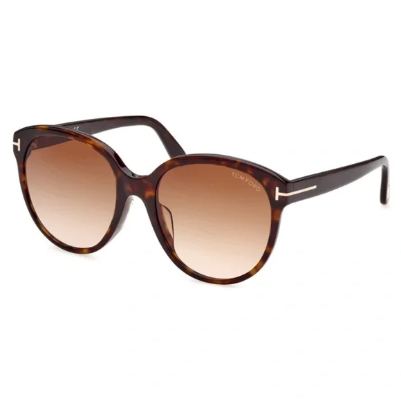 TOM FORD DARK HAVANA/BROWN GRADIENT SUNGLASSES TF957-D Tom Ford TOM FORD TF957-D 52F HAVANA BROWN GRADIENT  main image 4